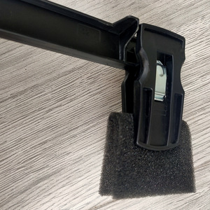 DS5649 Cintres en plastique pour bas de gamme avec clips pour robes en <span class=keywords><strong>jean</strong></span> Cintres pour pantalons et jupes - Product Image 5