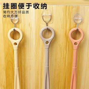 Solid Wood Shoehorn Long Handle Curved Design <b>For</b> Home Use <b>Elderly</b> Pregnant Women <b>Shoe</b> Puller - Product Image 4