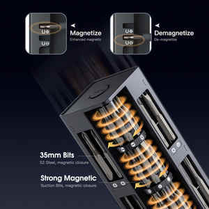 UF <span class=keywords><strong>TOOLS</strong></span> Kit de <span class=keywords><strong>Tournevis</strong></span> Électrique Professionnel 56-en-1, Ensemble d'Outils de Réparation avec Embouts Magnétiques pour Téléphone, Montre, Ordinateur Portable - Product Image 6