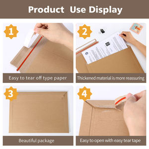 Sản xuất biểu tượng tùy chỉnh in A3 A4 A5 giấy kraft bao bì phong bì với biểu tượng tùy chỉnh cho doanh nghiệp - Product Image 2