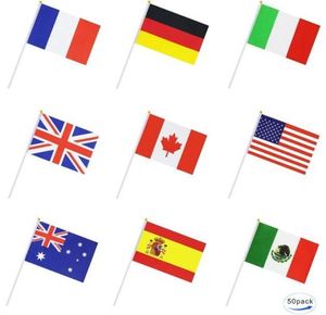 Banderas de Mano Portuguesas con Palo, 11.8*7.8 Pulgadas, Paquete de 20, Bandera Pequeña de <span class=keywords><strong>Portugal</strong></span> para Partidos de Fútbol, Actividades Culturales, Día Nacional - Product Image 4