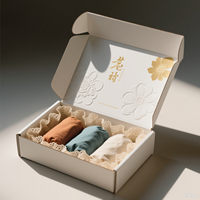 Caja Rígida para Set de Perfumes, No Tóxica, Tipo Carpeta, Embalaje de Papel para Regalo, Esponja Ecológica, Logotipo Personalizado, Cosméticos Resistentes al Agua