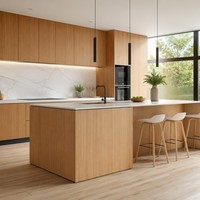 Panneau composite en aluminium à grain de bois économique, revêtu de PE |   Décoration murale légère et durable à effet 3D en ACP