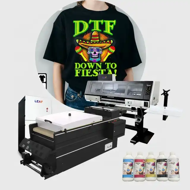 hoja nueva actualización i3200 dtf impresora máquina 60cm camiseta