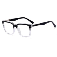 Monture de lunettes anti-lumière bleue tendance pour hommes, en stock, pour verres correcteurs 93526-4