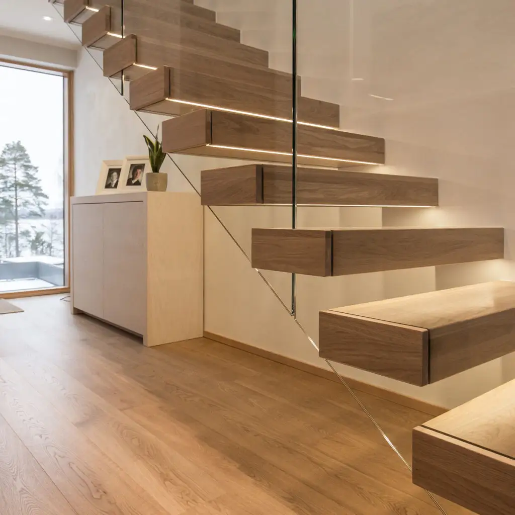 Scale di casa CBMMART led luce passo luce moderna illuminazione a led scala in legno passi scale design