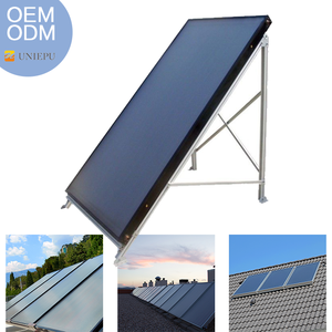 Colectores Solares <span class=keywords><strong>Solar</strong></span> Calentamiento de agua Panel plano Precio Fabricación Cobre Placa plana Colector con panel <span class=keywords><strong>solar</strong></span> térmico - Product Image 5