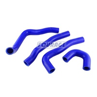 Manguera de refrigerante de silicona Flexible reforzada, manguera de admisión de aire, Kits de manguera de radiador para Lancer EVO 10