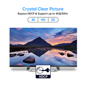 ตัวแยกสัญญาณ <span class=keywords><strong>HDMI</strong></span> 4K 1 เข้า 2 ออก + สายเคเบิล, ตัวแยกสัญญาณ <span class=keywords><strong>HDMI</strong></span> แบบ 2 ทางสำหรับจอภาพคู่ 1x2 4Kx2K@30Hz พร้อมอะแดปเตอร์ AC - Product Image 6