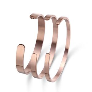 Pulsera de acero inoxidable 316L de alta calidad para hombres y mujeres con pulsera inspiradora tallada en blanco y mensaje pers - Product Image 3