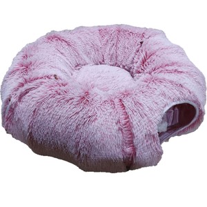 Plush Cat <b>Bed</b> Round 85x85x26cm Faux Fur Warm Pet <b>Bed</b> For Cat Four Seasons Use - Product Image 5
