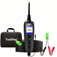 Probador de Circuitos Automotrices P100 12V 24V, Herramienta Eléctrica Automotriz, Detector de Cortocircuitos para Vehículos 6-30V con Cable de 40 pies