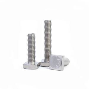 Vis à tête carrée à filetage complet en acier inoxydable 304 A2 M4 M5 M6 M8 M10 M12 - Product Image 5