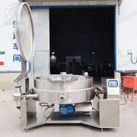 Cuiseur à vapeur à double enveloppe de 600 L avec mélangeur |   Marmite de cuisson inclinable pour la transformation de la graisse animale