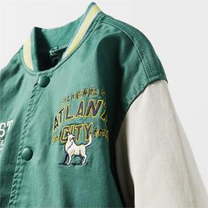 NOUVEAU Blouson Bomber en Twill de Coton pour Enfants, Style Baseball, Personnalisé OEM, Veste Universitaire Tendance pour Garçons – Collection Printemps en Gros - Product Image 3