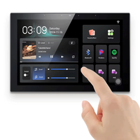 Panneau de commande tactile intelligent Anjielo 10 pouces, aluminium, Smart Life Zigbee pour amplificateur mural WiFi, passerelle Zigbee, télécommande