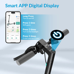 Scooter eléctrico plegable Ook Tek V8 Scooter 36V 10.5Ah 8,5 pulgadas ruedas de Peine de miel E Scooter para adultos fácil de llevar superventas - Product Image 2