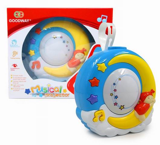 Детский проектор Lullaby музыкальная игрушка детская музыка 2 в 1 проекционный мультяшный проектор ночной свет с успокаивающей естественной музыкой