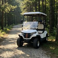 Voiturette de golf électrique personnalisée Rainbow 6 places avec batterie au lithium 72V et moteur 5kW certifiée DOT pour les terrains de golf et les clubs
