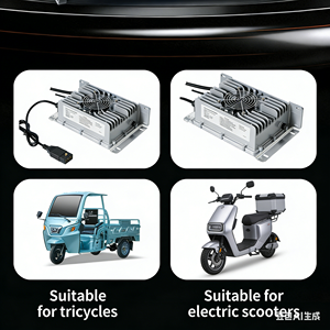 เครื่องชาร์จแบตเตอรี่ลิเธียมแบบออนบอร์ด 1.4KW 12V 20A 12.6V 14.6V 3S เครื่องชาร์จแบตเตอรี่กันน้ำ - Product Image 5