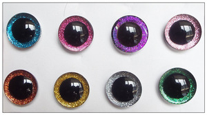 <span class=keywords><strong>3D</strong></span> paillettes grands yeux de sécurité animaux en peluche yeux en plastique artisanat Crochet yeux pour bricolage de marionnette ours jouet poupée faisant des breloques mini - Product Image 4