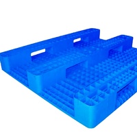 Palette en plastique double face personnalisée de grande taille pour conteneur de pile d'entrepôt