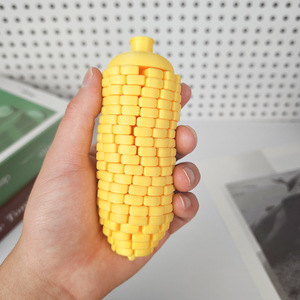 3D Printed Plastic Corn Simulation <b>Toy</b> with Movable Joints <b>Stress</b>-<b>Relief</b> for Children & Office Use - Product Image 2