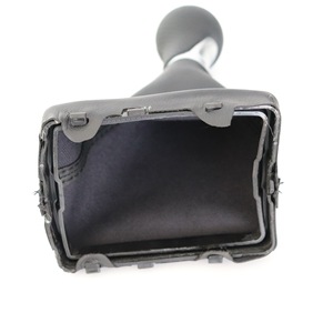 Car Gear <b>Shift</b> <b>Knob</b> Cover Leather Black For Audi A6L Ergonomic Design - Product Image 4