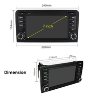 Écran de navigation GPS Android 7 pouces d'origine Audi, CarPlay, DSP stéréo, modèle A3 2003-2012, garantie 1 an, mise à niveau automobile