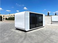 Maison préfabriquée mobile pliable Suihe, structure en acier portable avec panneau sandwich, bureau, toilettes, cuisine, utilisation en extérieur