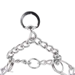 Kingtale einstellbares Haustier-Stahl-Chrom-Befäss Metall-Zange Trainingsvorschlüssel Choke-Kette Halsband für Hunde für Haustiere - Product Image 3