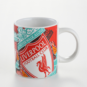 Taza de café de cerámica reciclada, Colección <span class=keywords><strong>Liverpool</strong></span>, taza de café sostenible multicolor, platillo ecológico | Fábrica de cerámica YST - Product Image 1