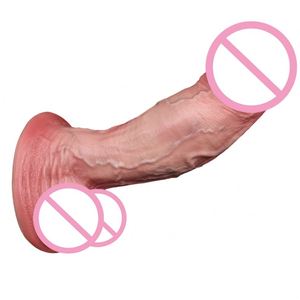 Dildo Erótico Realista con Ventosa Superfuerte, Juguetes Sexuales para Mujer, Pene Artificial, Simulación del Punto G - Product Image 1