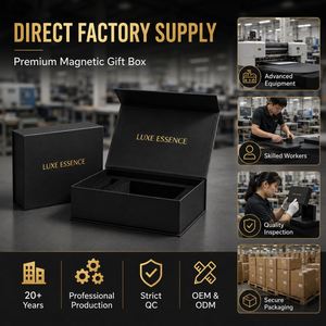 Caja de Papel Magnética Plegable Personalizada CRD para Imanes de Refrigerador, Recuerdos y Artículos Promocionales Pequeños, Impresión Personalizada Disponible - Product Image 4