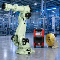 Robot industriel 6 axes OTC FD-V280L, charge utile de 280 kg, 30 kW, pour la manutention de matériaux lourds et l'automatisation de la soudure