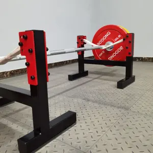 Rak Barbel Platform Angkat Berat, Peralatan Kebugaran Di Gym, Rak Baja, Rak Angkat Berat, Latihan Kekuatan, Rak Barbel