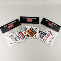 Pack d'autocollants en vinyle découpés sur mesure, imperméables, de haute qualité, personnalisés, packs d'autocollants de dessins animés pour ordinateur portable, skateboard, marque