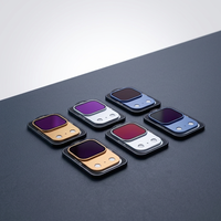 Filtre de protection ND 32 AR+AF pour iPhone 17 18 Pro Max – Protection d'objectif d'appareil photo ultra-fine à couverture intégrale avec cadre métallique