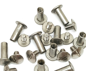 بيع بالجملة الكربون الصلب شبه أنبوبي شيكاغو المسمار رأس قبة الذكور والنساء المسامير الاستخدامات المختلفة - Product Image 3