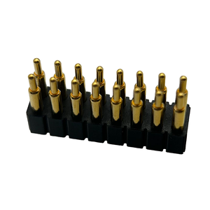 Connettore a perno SMT Pogo placcato in oro ad alta precisione con saldatura personalizzata connettore a molla pastella maschio Pogo <span class=keywords><strong>Pin</strong></span> - Product Image 6