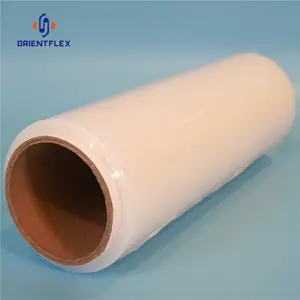 الصين الأساسية نمط لينة الحرارة مقاومة كبيرة لفة اللون الغذاء التفاف PVC طبقة الالتصاق المطاطية الغذاء الصف للأغذية التفاف