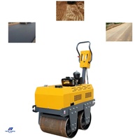 Rouleau compresseur vibrant à double tambour de 1, 2 et 3 tonnes à bas prix – Mini-compacteur routier