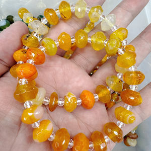 CH-HDN1494 thời trang mạ đồng Hạt Vòng Cổ/vòng đeo tay, đầy màu sắc đá hạt giống bộ đồ trang sức, đồng Hạt Vòng Cổ bán buôn - Product Image 6