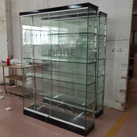 Vitrine en verre avec éclairage LED, présentoir pour voiture gonflable, vitrines optiques