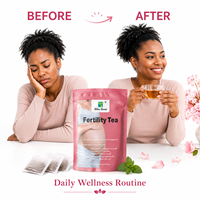 Tisane bien-être quotidienne pour femmes, mélange botanique, thé de fertilité, fabricant OEM ODM, marque privée, vente en gros en vrac