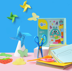 Maternelle bricolage à la main jouet éducatif dessin animé <span class=keywords><strong>couleur</strong></span> <span class=keywords><strong>Origami</strong></span> papier découpé jouets pour enfants amusant travail et jeux d'art sac emballé - Product Image 2