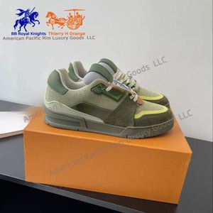High Quality Trainer Sneakers Casual Luxury Running Sport Walking Style Shoes for Men Skateboard Shoes with <b>Box</b> Tennis Shoes - Product Image 2
