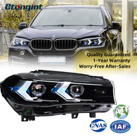 Feux avant à LED adaptés aux BMW X5 F15 de 2014 à 2018, ensemble de phares à LED, feux de jour à LED, mise à niveau au style flèche G05