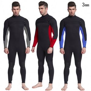 Traje <span class=keywords><strong>de</strong></span> Neopreno Personalizado <span class=keywords><strong>de</strong></span> Alta Calidad para Hombre, Negro, 3mm, con Cierre Frontal en el <span class=keywords><strong>Pecho</strong></span>, Mangas Largas, para Buceo, Surf y Natación - Product Image 3