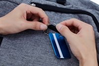 Étiquettes de bagage de voyage en acier inoxydable de haute qualité, faites à la main, souples, personnalisables, à la mode, prix entrepôt JIANJI